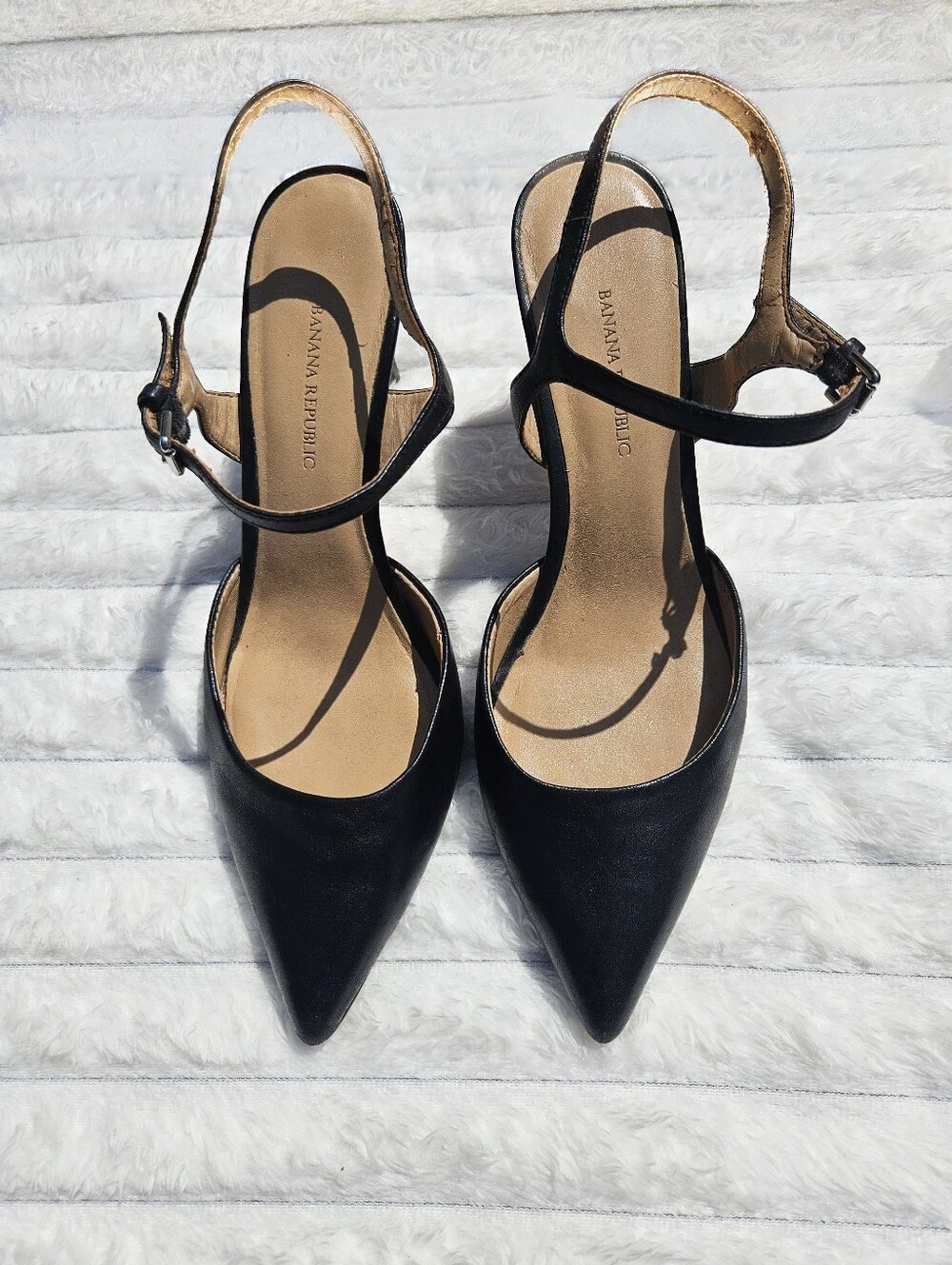 Banana Republic Womens 12 Hour Pumps, Black, Size 8